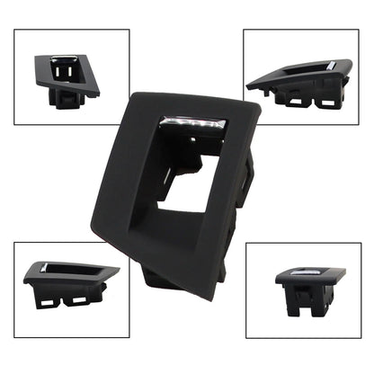 7x Maniglia interna della portiera nera per BMW Serie 5 F10 F11 10-16