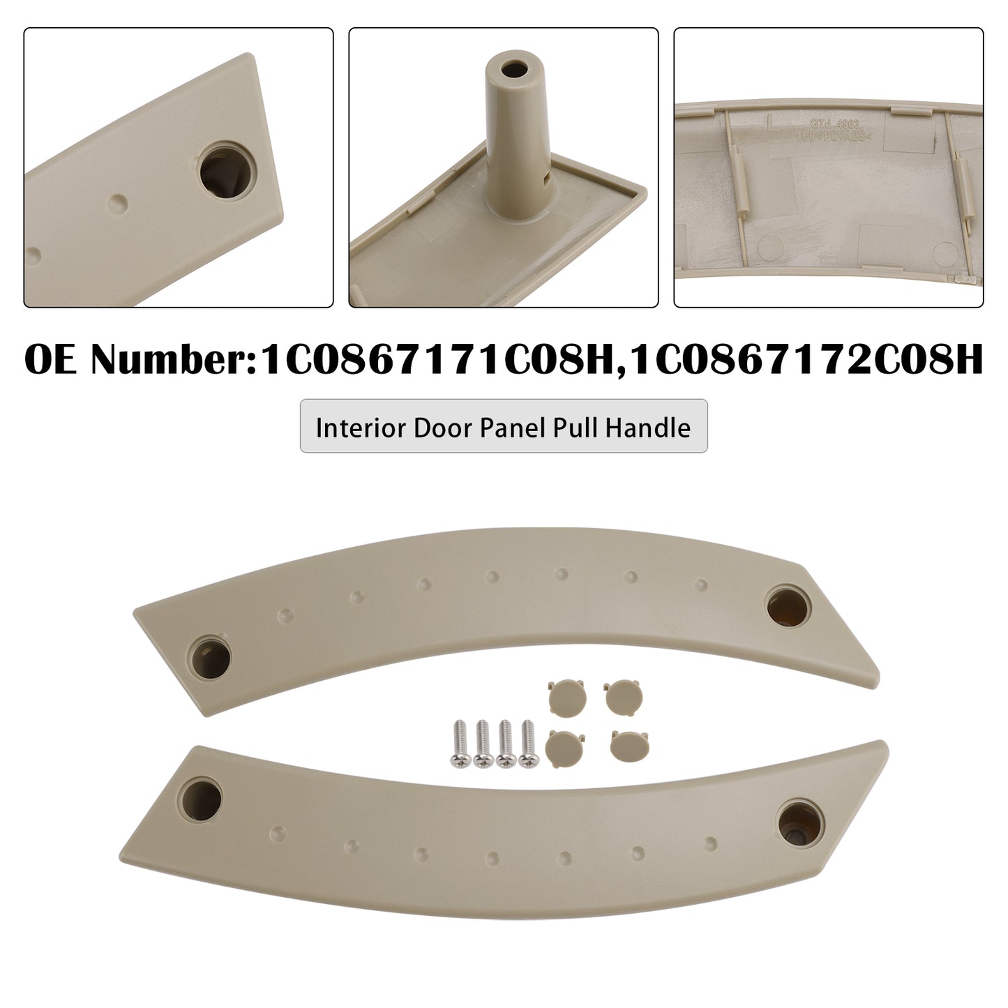 Kit di riparazione per maniglia interna della portiera, colore Beige, per VW Beetle 2000-2010