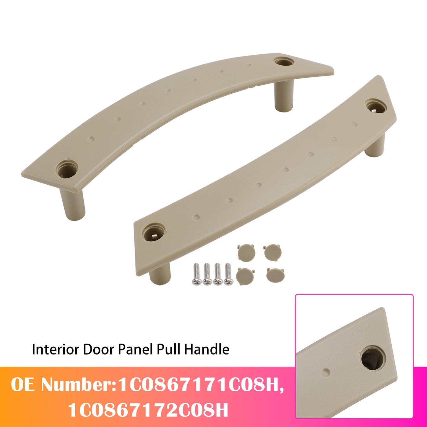 Kit di riparazione per maniglia interna della portiera, colore Beige, per VW Beetle 2000-2010