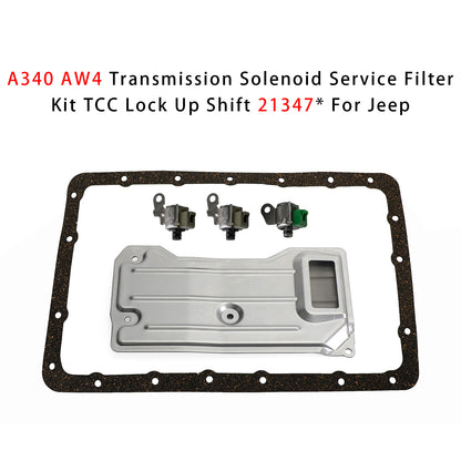 1987-2001 Cherokee A340 AW4 Trasmissione Solenoide Servizio Filtro TCC Lock Up Shift 21347