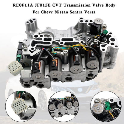 2012-2015 Nissan Versa RE0F11A JF015E CVT Trasmissione Corpo Valvola Generico