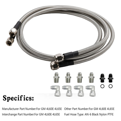 GM 4L60E 4L65E Kit linee di raffreddamento trasmissione automatica Kit tubo flessibile 6-AN