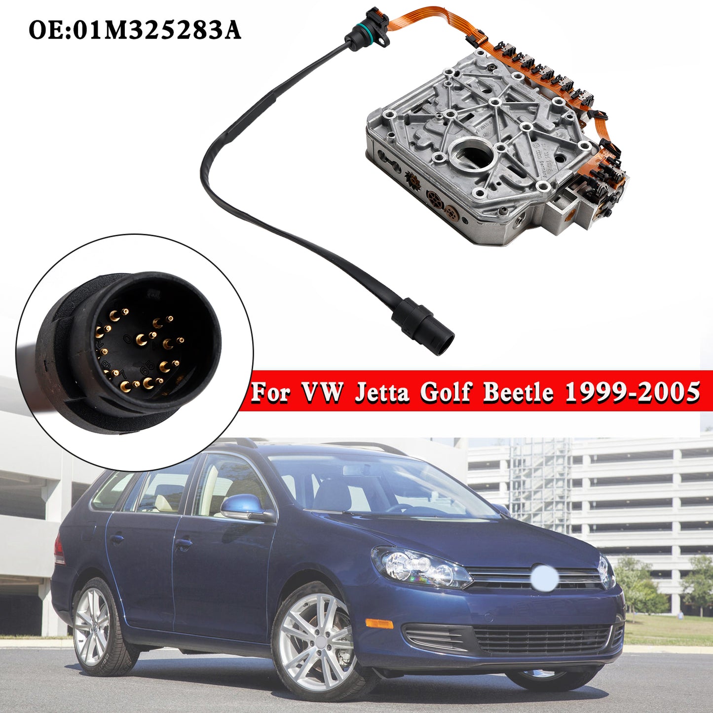 Golf 1999, 8a cifra VIN J 2000-2004 2005, 8a cifra VIN J Corpo valvola trasmissione automatica 01M325283A Generico