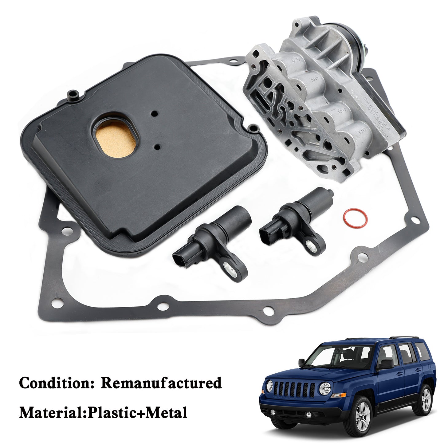 2007-2011 Nitro Ram 1500 V6 3.7L / Wrangler 3.8L Trasmissione Shift Solenoid Block Pack Kit 42RLE 52854001AA 04799061AB
