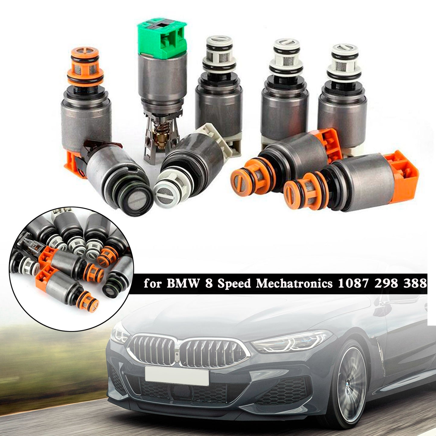 BMW 8 velocità meccatronica 1087 298 388 8HP45 8HP70 Kit solenoide