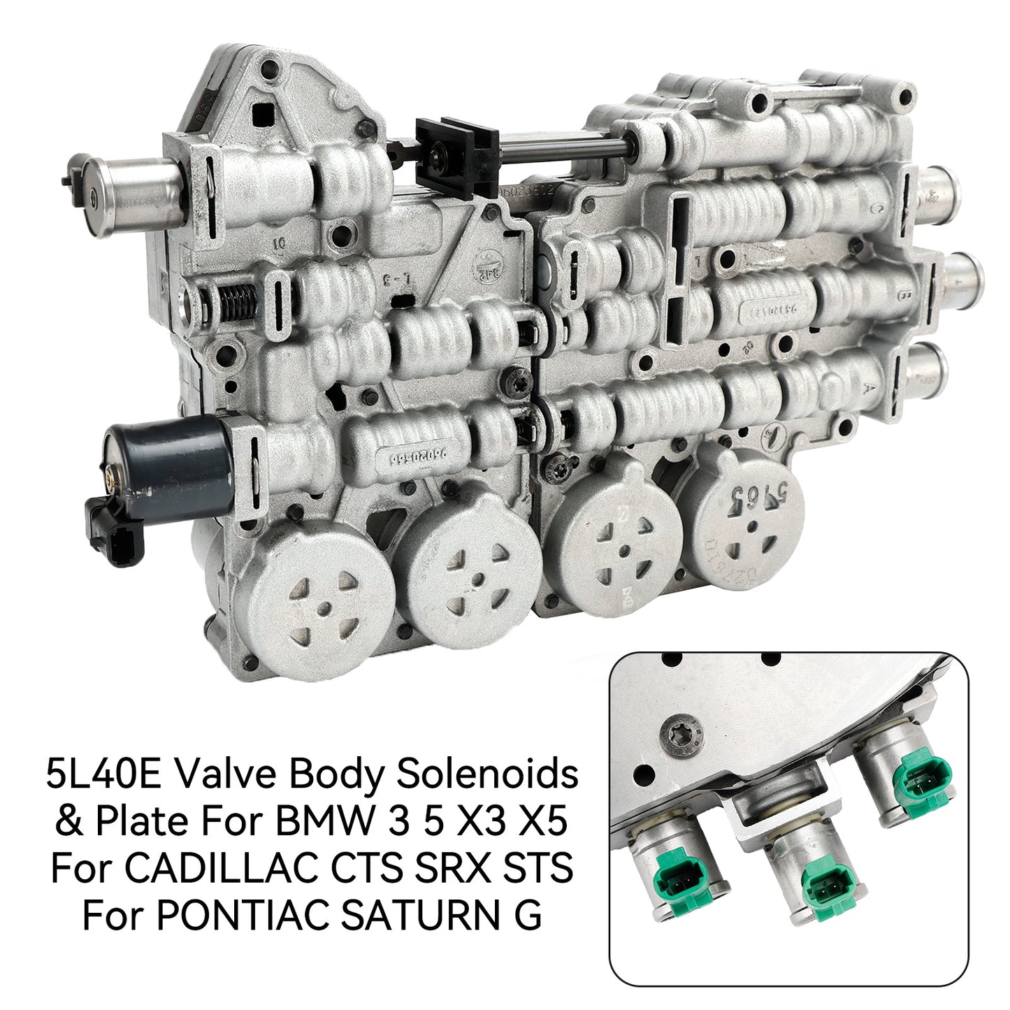 BMW X5 2000-2006 5L40E P1347406 Corpo valvola Solenoidi e piastra 2.9L 3.0L
