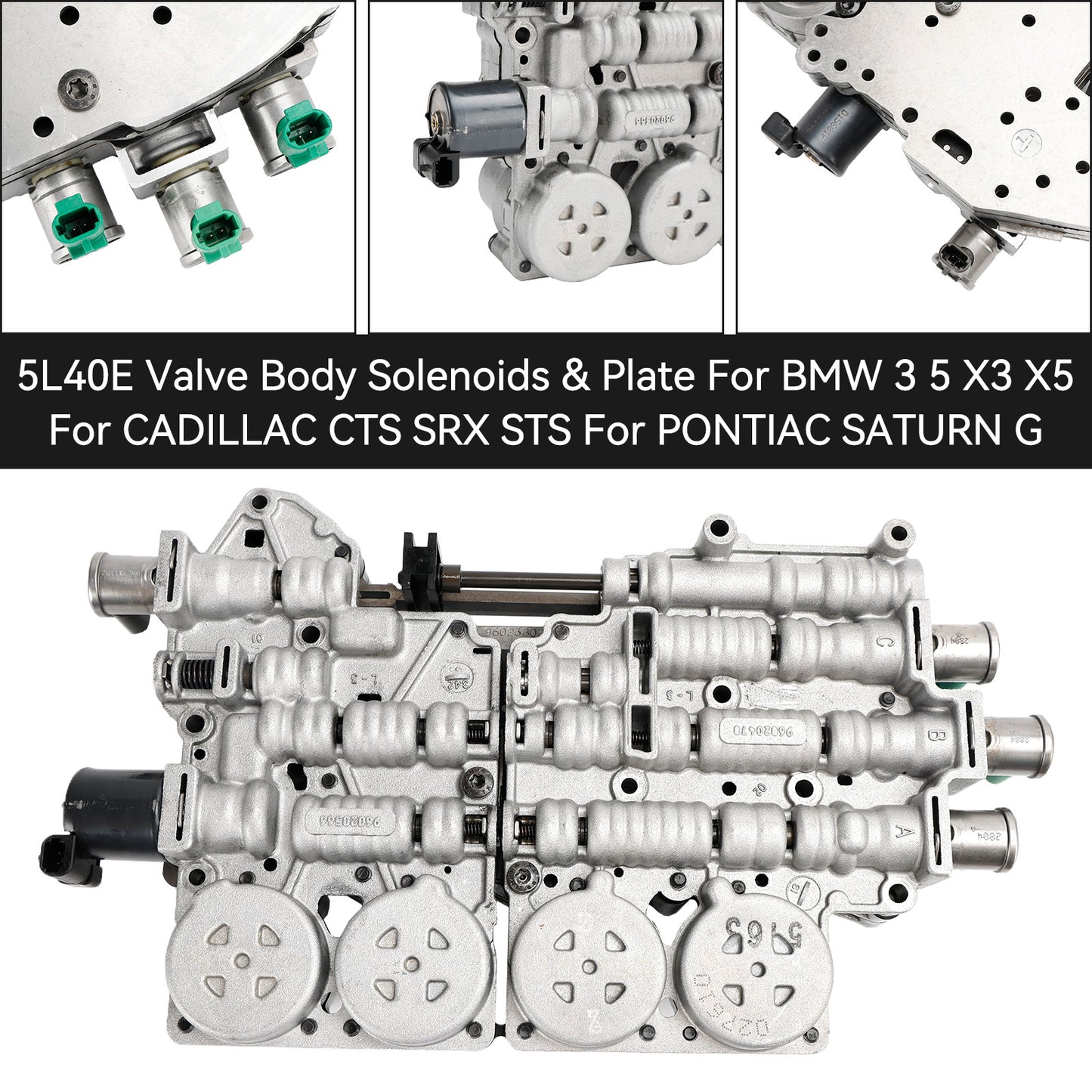 2001-2007 Cadillac CTS 5L40E P1347406 Corpo valvola Solenoidi e piastra 2.6L 2.8L 3.2L 3.6L
