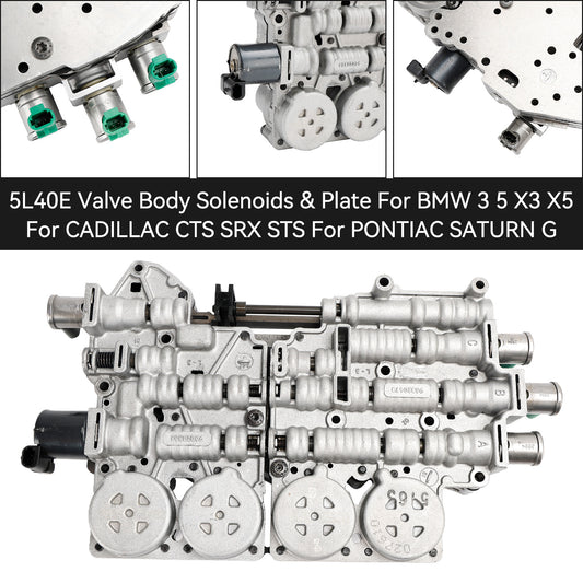 2000-2007 BMW SERIE 3 5L40E P1347406 Corpo valvola Solenoidi e piastra 1.8L 1.9L 2.0L 2.5L 2.8L 2.9L 3.0L