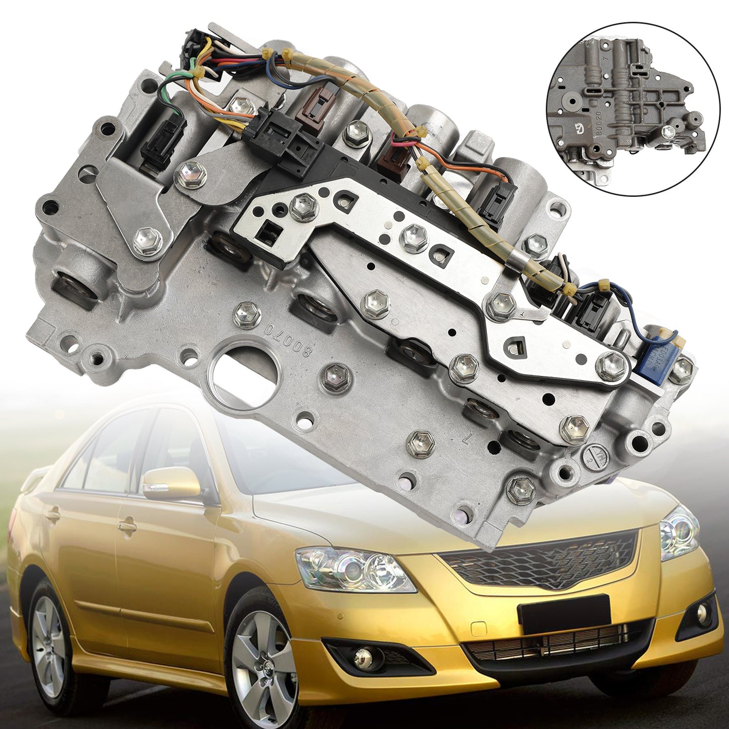 2009-2011 Toyota Highlander L4 2.7L Sienna V6 3.5L Trasmissione Corpo valvola U660E con 7 solenoide