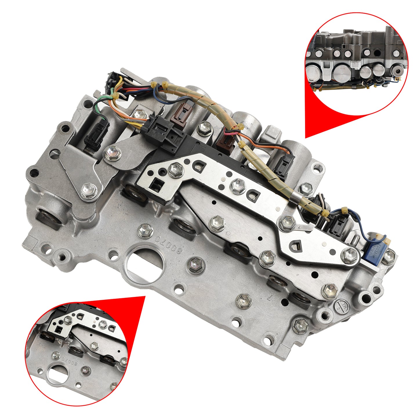 2009-2011 Toyota Highlander L4 2.7L Sienna V6 3.5L Trasmissione Corpo valvola U660E con 7 solenoide