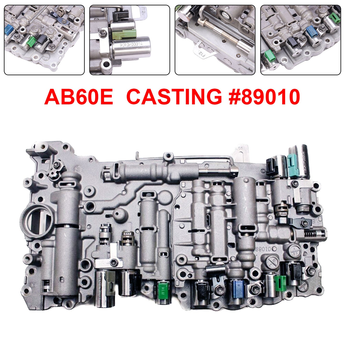 Lexus GX470 2010-2016 6 SP RWD 4.6L AB60E 8870 Corpo valvola di trasmissione con solenoidi TB-681S