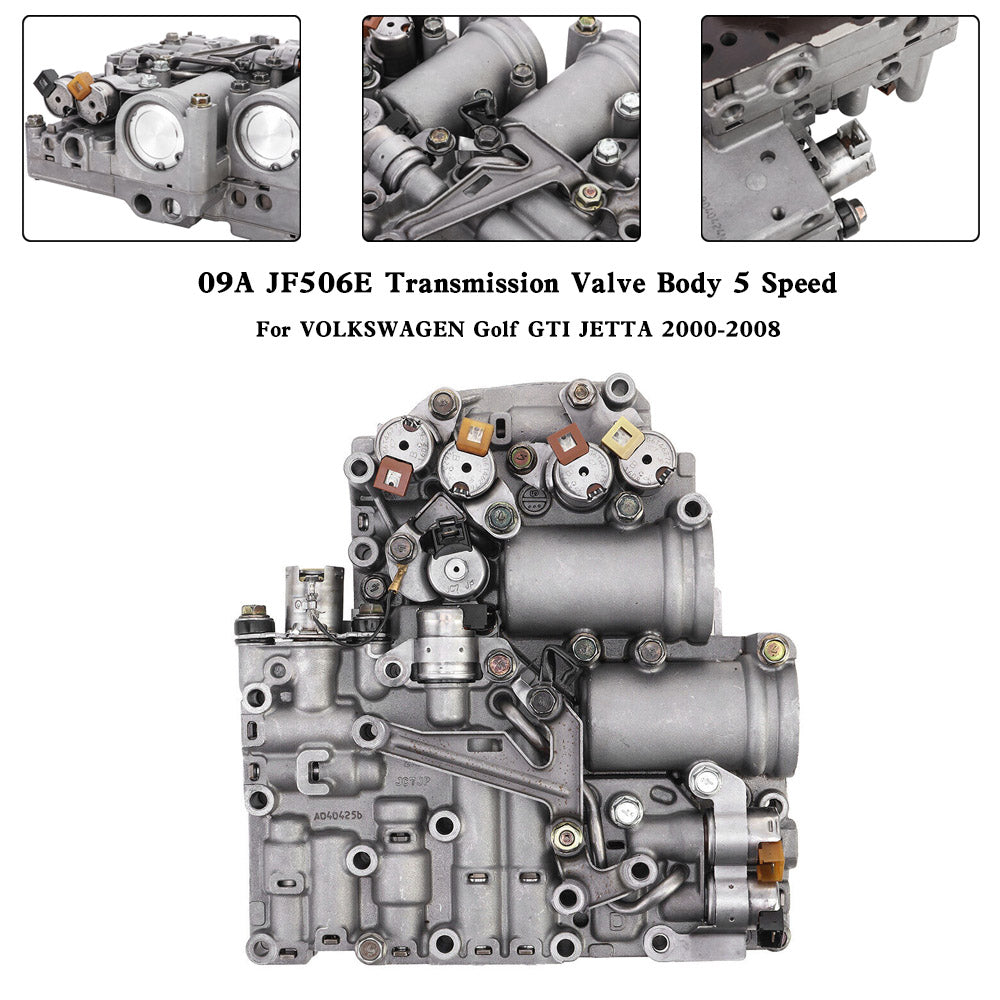 Volkswagen Bora 2000-2005 L4 1.8L 1.9L L5 2.3L 09A JF506E Trasmissione Corpo valvola 5 velocità