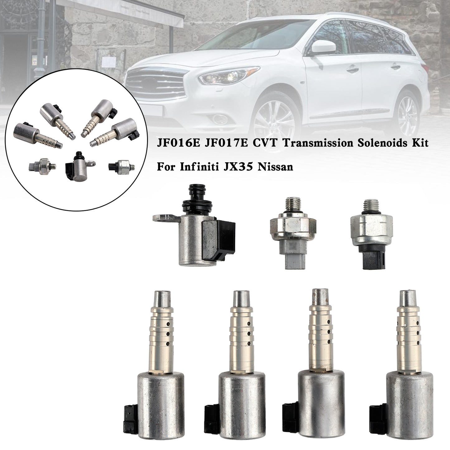 JF016E JF017E CVT Trasmissione Solenoidi Kit Per Infiniti JX35 Nissan
