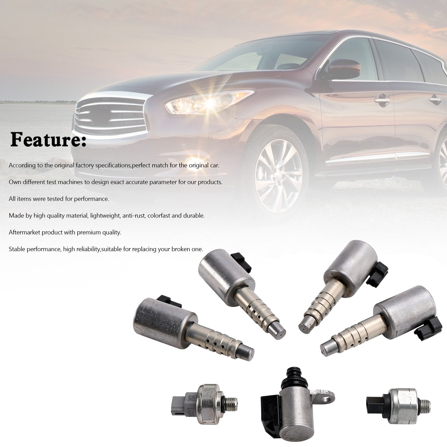 JF016E JF017E CVT Trasmissione Solenoidi Kit Per Infiniti JX35 Nissan