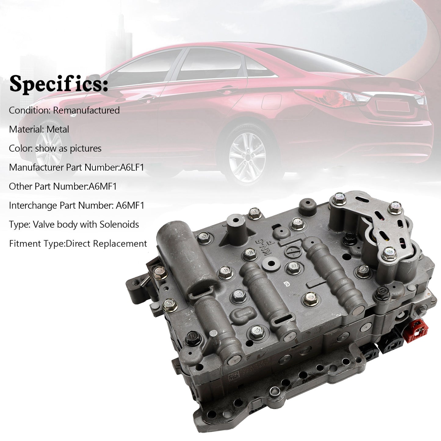A6MF1  Corpo Valvola W/Solenoidi Per Hyundai Sonata Kia Chevrolet 6-Velocità