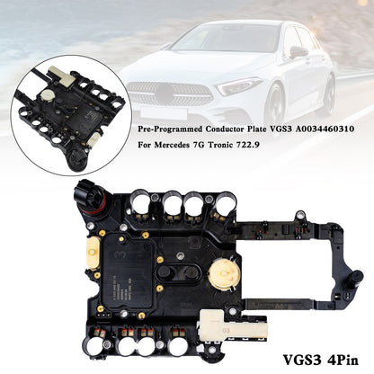 Piastra conduttrice preprogrammata VGS3 A0034460310 Per Mercedes 7G Tronic 722.9