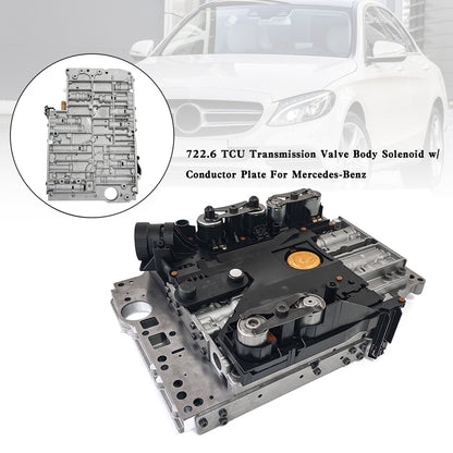 Solenoide corpo valvola trasmissione C55 CL65 AMG SLR McLaren Mercedes-Benz 722.6 TCU 2005-2006 con piastra conduttrice