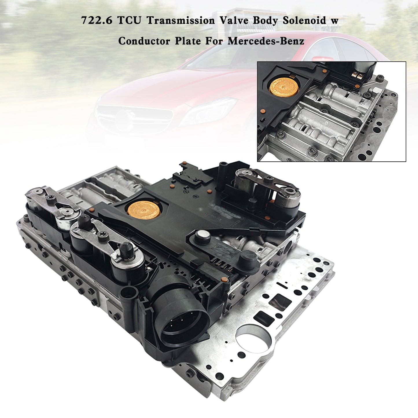 1994-2006 S500 S600 / SL320 1994-1997 722.6 TCU Solenoide corpo valvola trasmissione con piastra conduttrice Mercedes-Benz