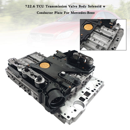 1994-2006 S500 S600 / SL320 1994-1997 722.6 TCU Solenoide corpo valvola trasmissione con piastra conduttrice Mercedes-Benz