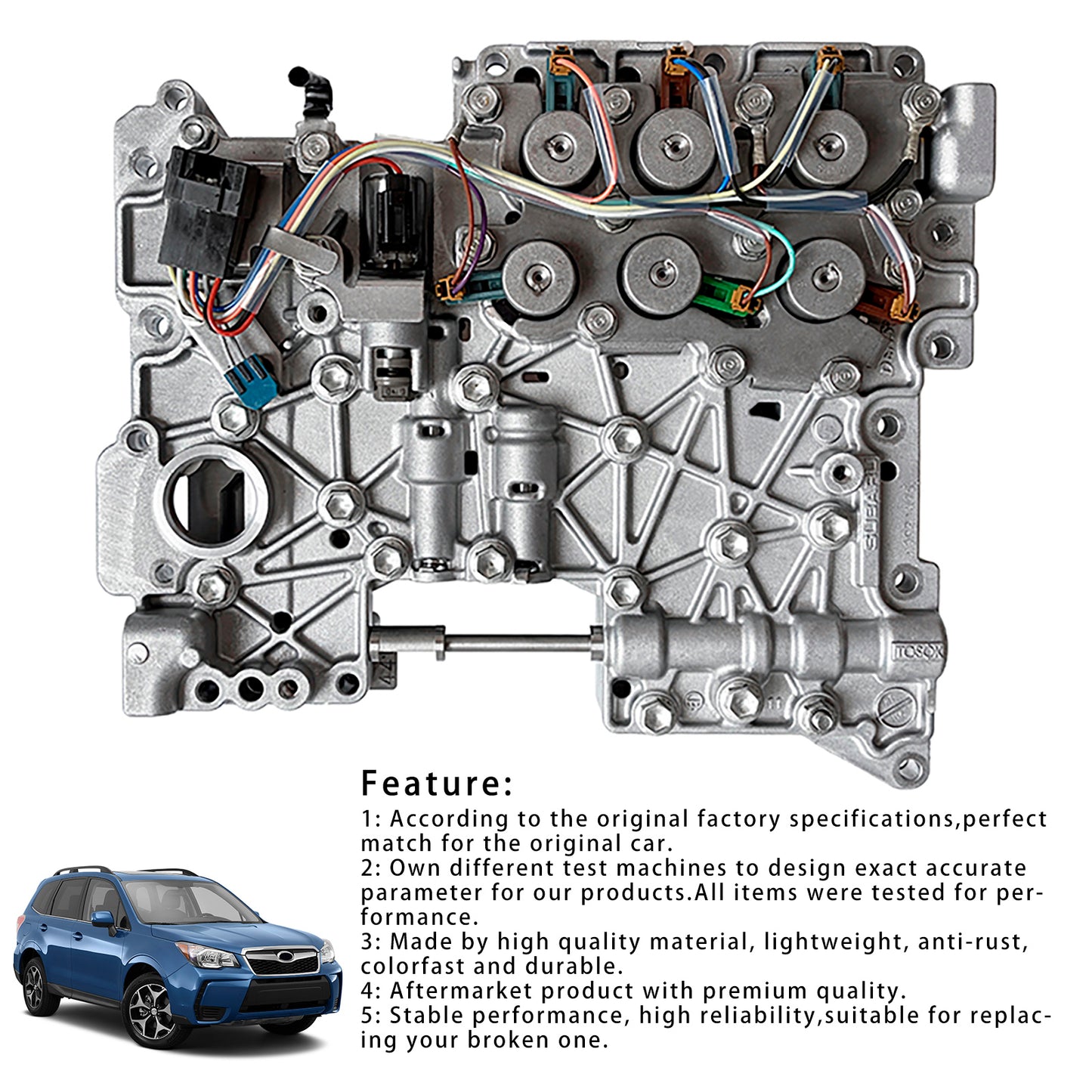 Corpo valvola di trasmissione Subaru Forester Outback Impreza 4EAT con solenoidi
