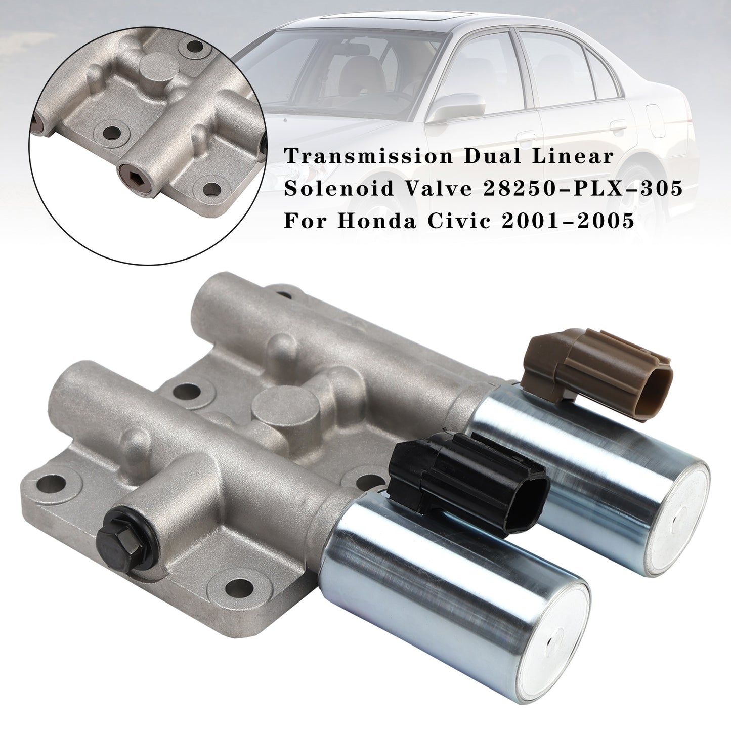 Elettrovalvola lineare doppia per trasmissione Honda Civic 2001-2005 28250-PLX-305