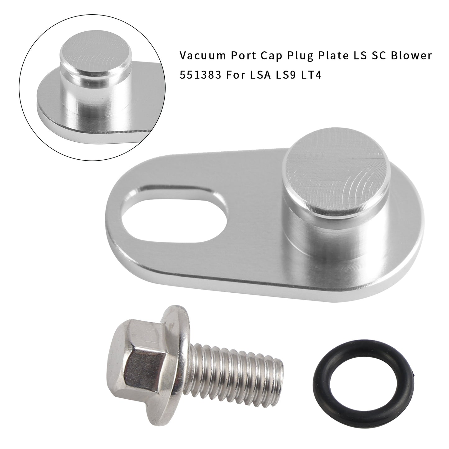 Piastra tappo porta vuoto  LS SC Blower 551383 per LSA LS9 LT4