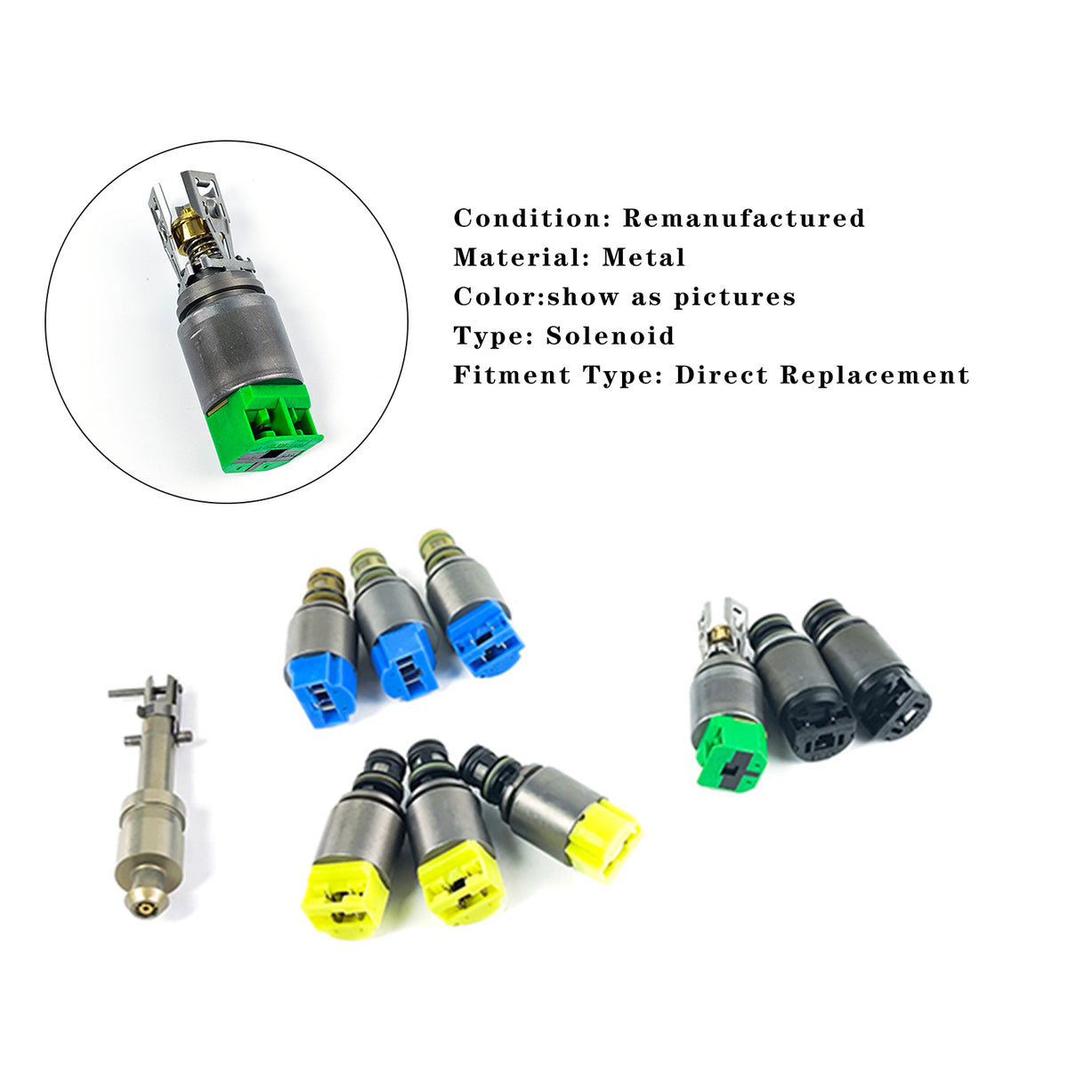 9 pezzi 6HP26 6HP28 6HP32 Solenoide di trasmissione per BMW 750i 760Li