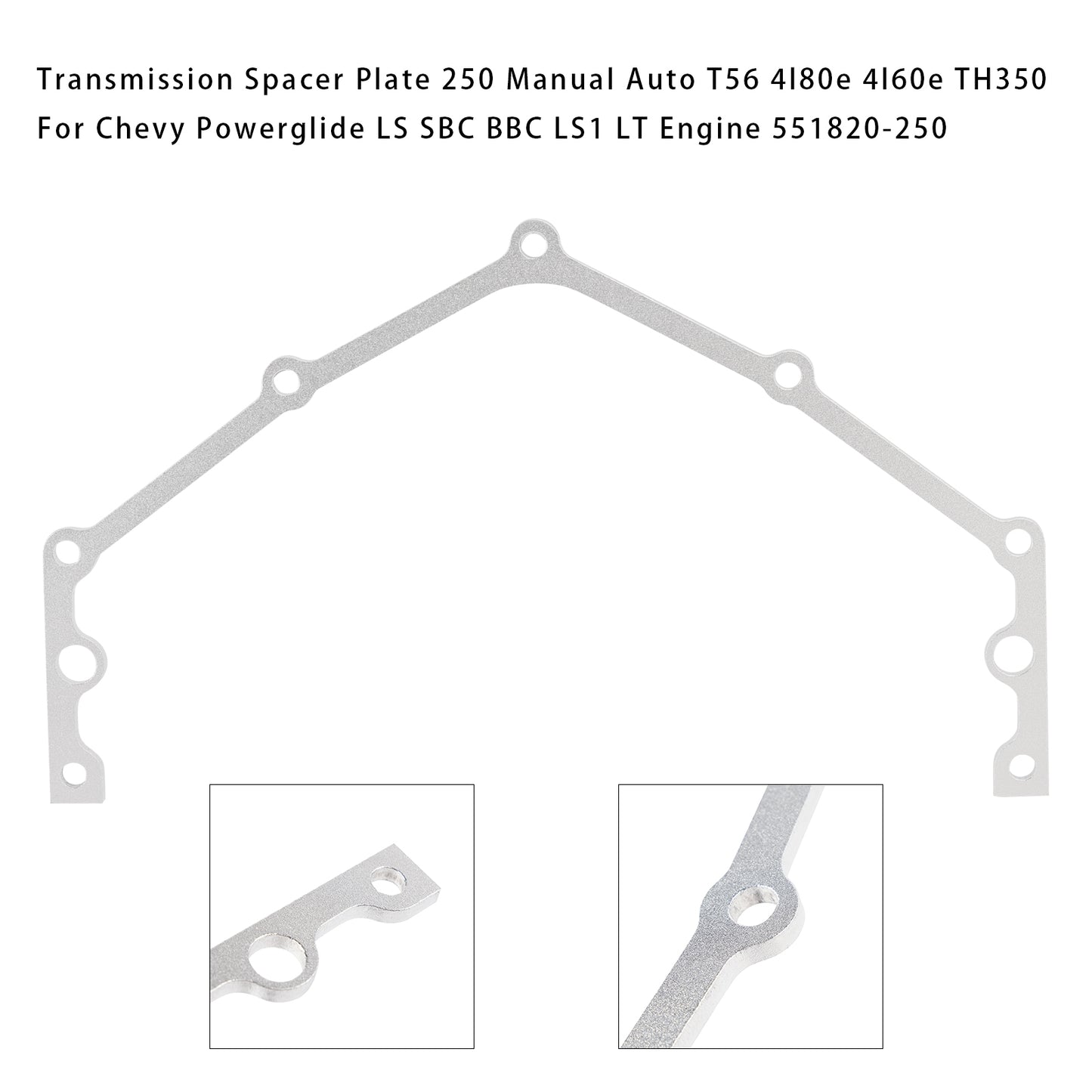 Piastra distanziatrice per trasmissione manuale 250 per motore Chevy Powerglide