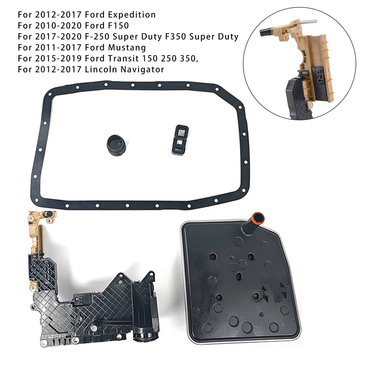 Filtro di tenuta del connettore del modulo corpo valvola del telaio di trasmissione TCM della Ford Mustang 2011-2017
