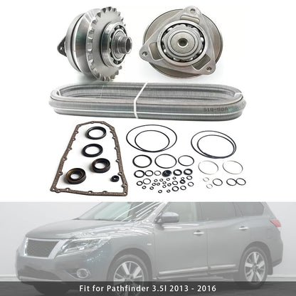 Kit di ricostruzione della trasmissione principale CVT Altima 3.5l RE0F10E JF017E con catena e cinghia 25T per Altima 2013-2014
