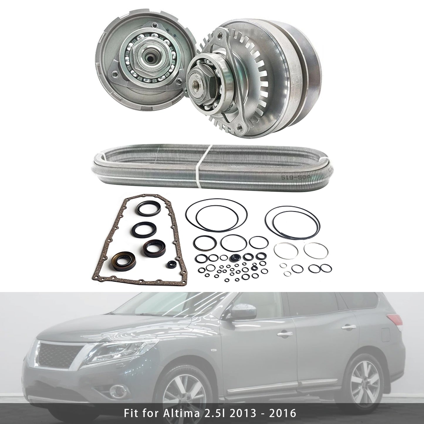 Kit di ricostruzione della trasmissione principale CVT Rouge 2.5l RE0F10E JF017E con cinghia a catena 27 T per modelli 2014-2017