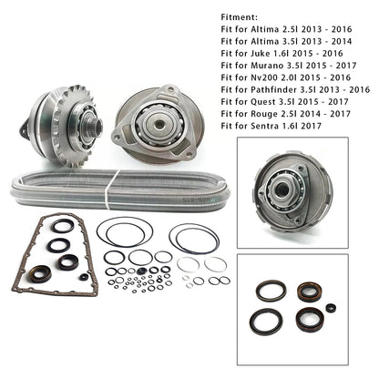 Kit di ricostruzione della trasmissione principale CVT Juke 1.6l RE0F10E JF017E con cinghia dentata 27 T per modelli 2015-2016