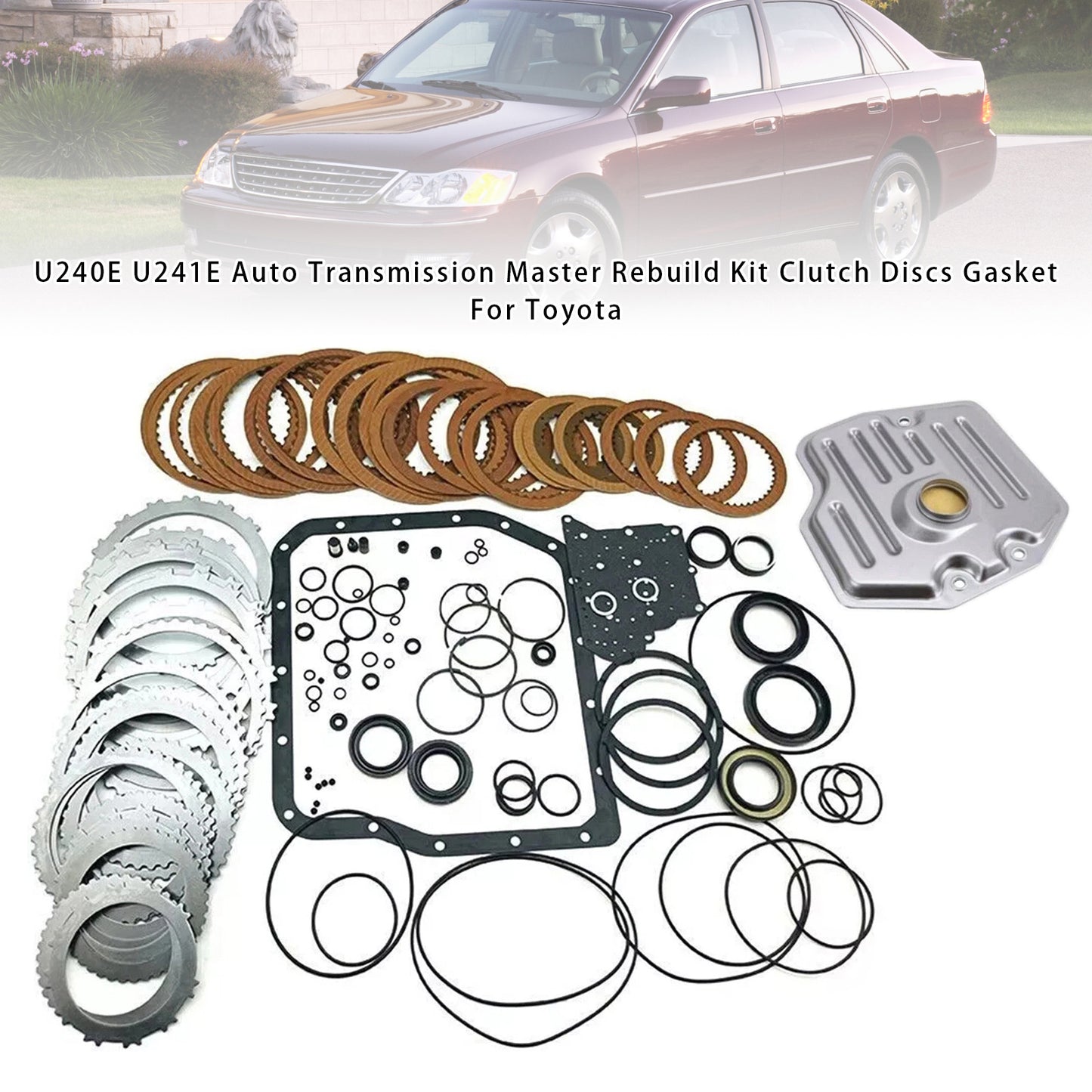 Kit di ricostruzione del cambio automatico TOYOTA CAMRY 2.0L 2.2L 2.4L 3.0L 2000-2014, guarnizioni dei dischi della frizione T13600B U240E U241E
