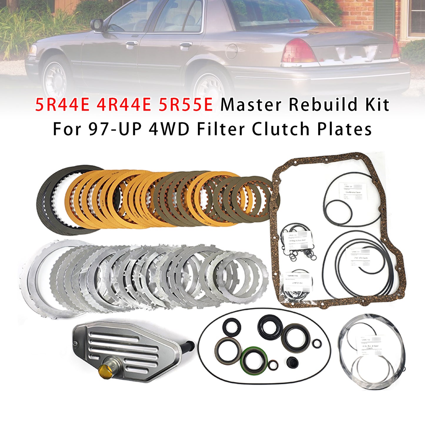 Kit di ricostruzione principale per dischi frizione filtro FORD/LINCOLN/MAZDA/MERCURY 4WD 5R44E 4R44E 5R55E dal 1997 in poi