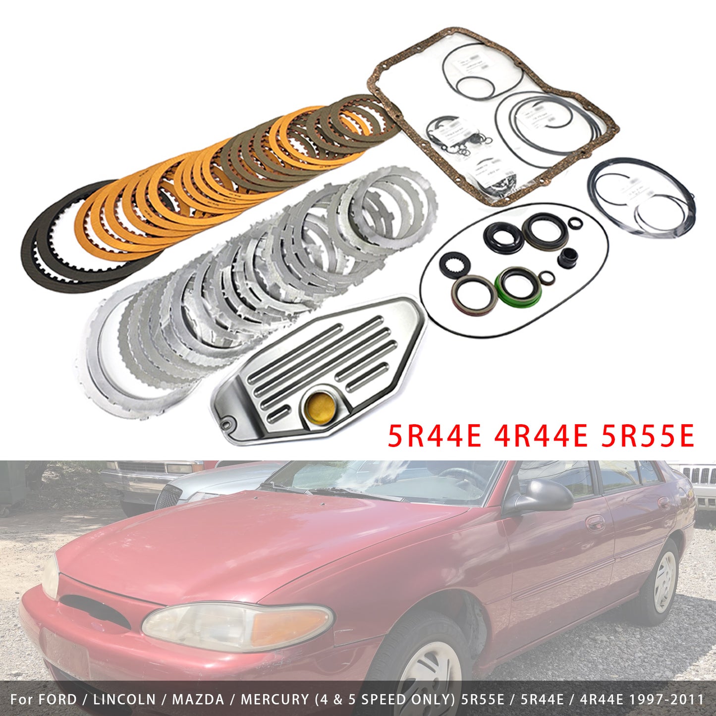 Kit di ricostruzione principale per dischi frizione filtro FORD/LINCOLN/MAZDA/MERCURY 4WD 5R44E 4R44E 5R55E dal 1997 in poi