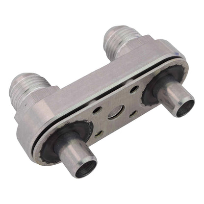 Piastra adattatrice per tubo di raffreddamento della trasmissione 6L80E 6L90E 8L90E con guarnizione per raccordi 6AN