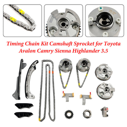 Toyota RAV4 3.5L 2006-2012 Kit catena di distribuzione Pignone albero a camme 13050-31140 13080-31010 13562-0P010