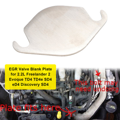 Piastra cieca valvola EGR Ford MK7 Transit 2.2 2.4 tdci Land Rover 2.4