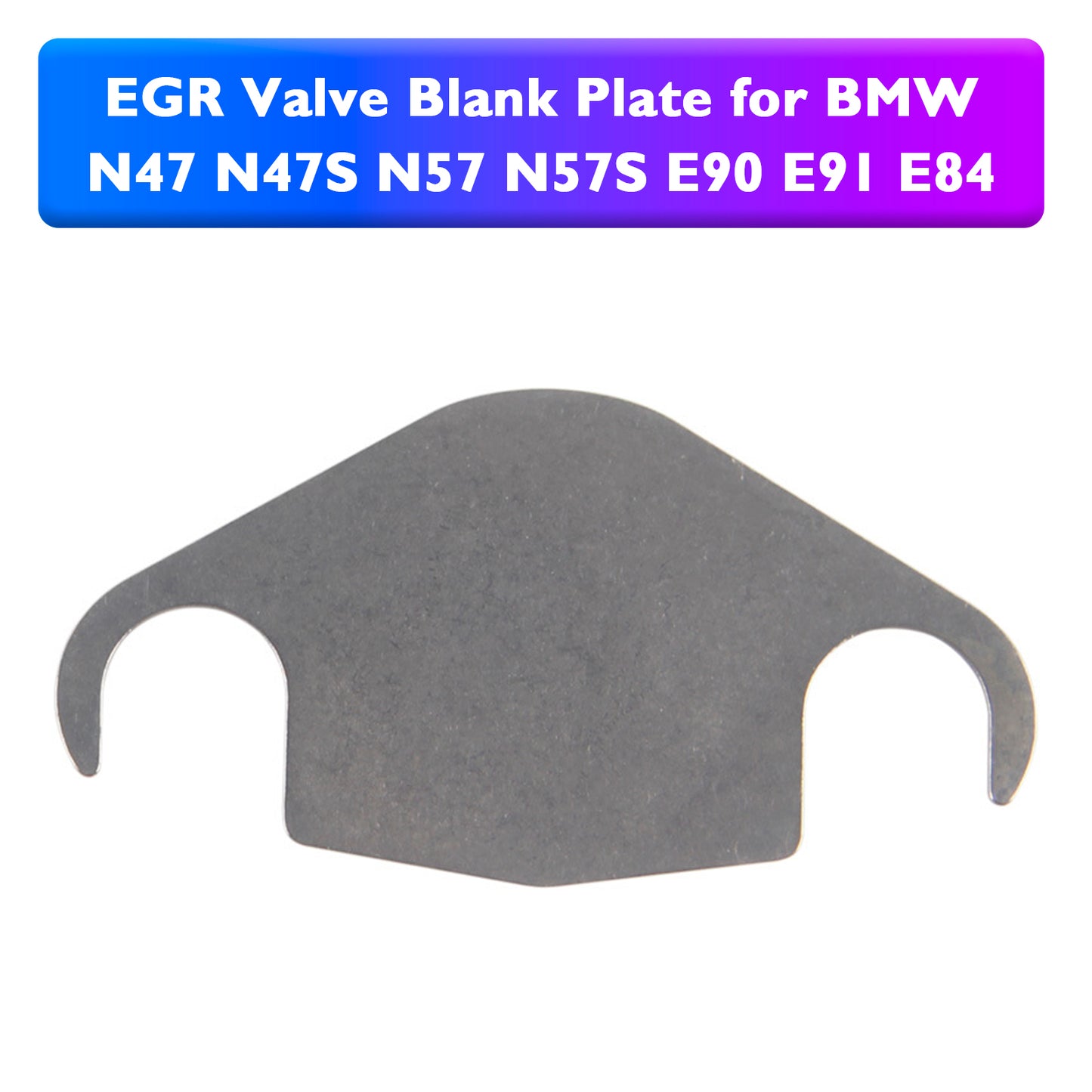 Piastra cieca valvola EGR per BMW N47 N47S N57 N57S E90 E91 E84