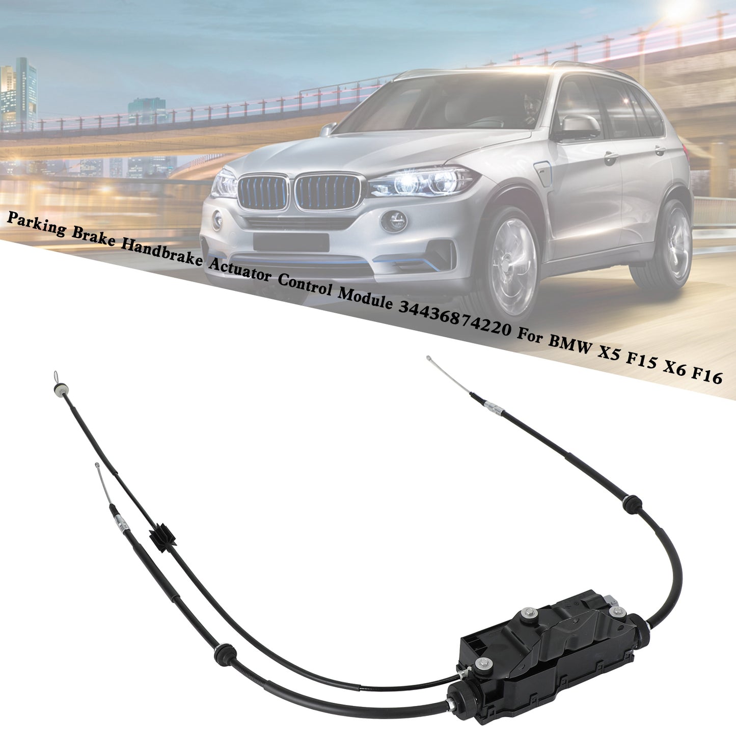 BMW X5 F15 M F85 Freno di stazionamento Freno a mano Modulo di controllo attuatore 34436874220
