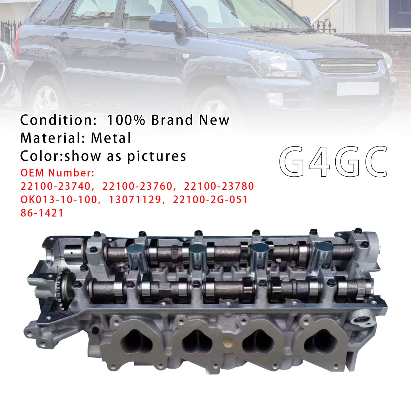 Gruppo testata G4GC per Hyundai Tucson 2.0 Kia Sportage 2.0 2008-2010