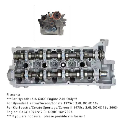 Gruppo testata G4GC per Hyundai Tucson 2.0 Kia Sportage 2.0 2008-2010