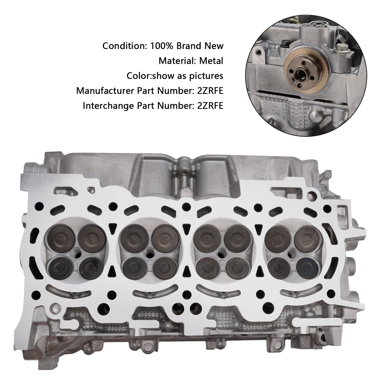 Testata del cilindro 2ZRFE per Toyota xD 1.8L 2008-2014