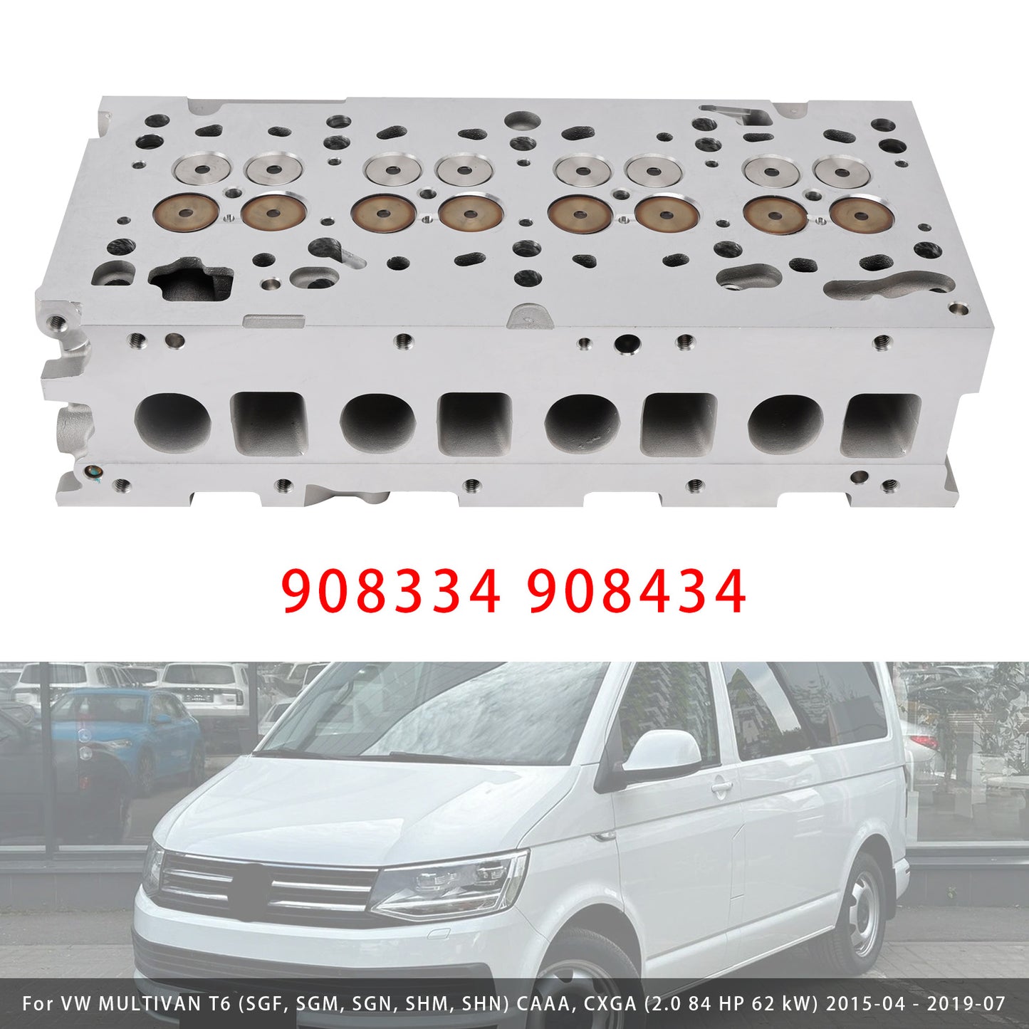 Testata 908334 908434 per VW Audi Skoda SEAT 2.0l TDI