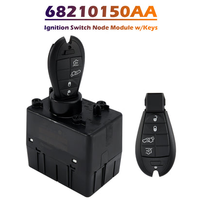 Modulo di nodo interruttore di accensione wireless Jeep Cherokee WH 2008-2011 con chiavi 68210150AA 68210150AB