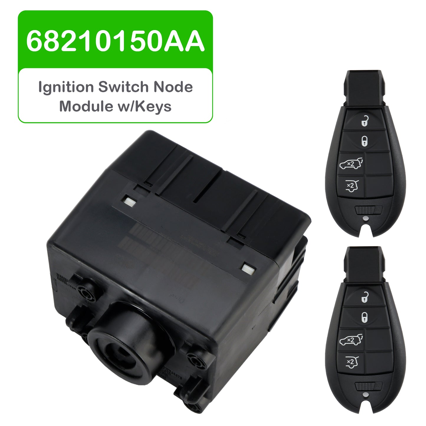 Modulo di nodo interruttore di accensione wireless Jeep Cherokee WH 2008-2011 con chiavi 68210150AA 68210150AB