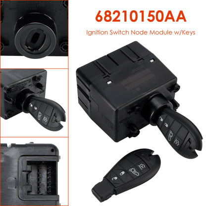 Modulo di nodo interruttore di accensione wireless Jeep Cherokee WH 2008-2011 con chiavi 68210150AA 68210150AB