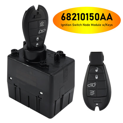 Modulo di nodo interruttore di accensione wireless Jeep Cherokee WH 2008-2011 con chiavi 68210150AA 68210150AB