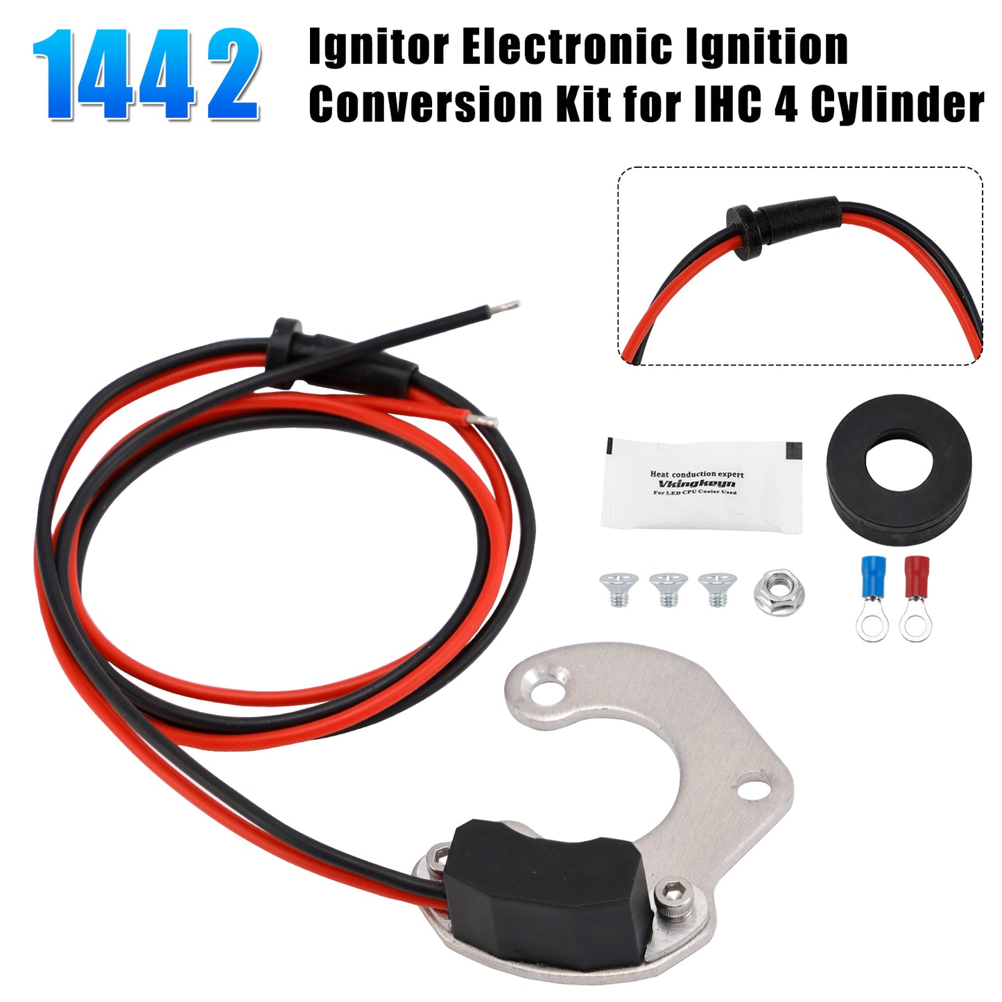 Kit di conversione accensione elettronica Ignitor 1442 per IHC 4 cilindri