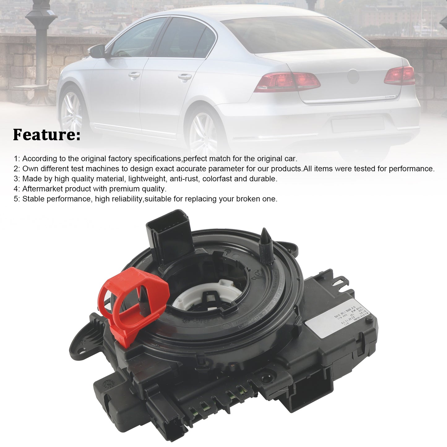 Modulo di controllo della velocità di crociera della primavera dell"orologio VW CC 2012-2017 5K0953569AS 5K0953569T